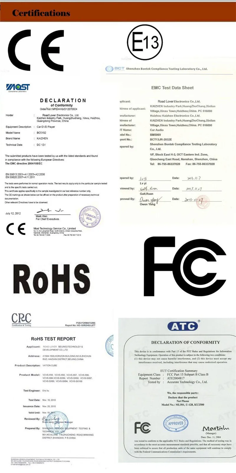 RL certification