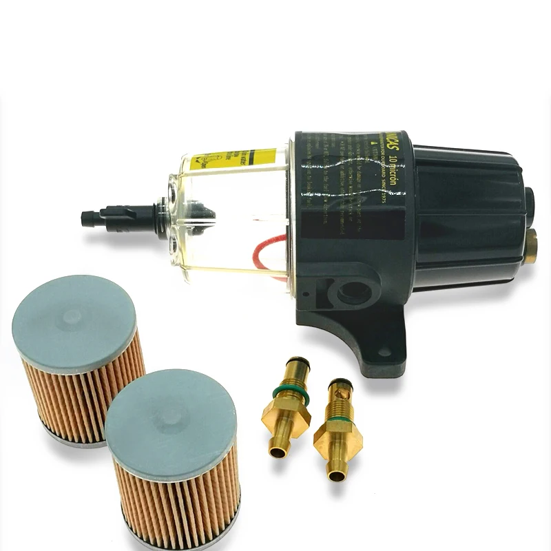 Skup UF 10K FILTR PALIWA Separator wody montaż jasne miska dla silnik zaburtowy z 2 elementy filtra