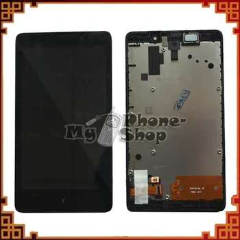 

10PCS/LOT for Nokia Lumia XL LCD Screen with Touch Digitizer with Frame Assembly Black Color free shipping by DHL EMS