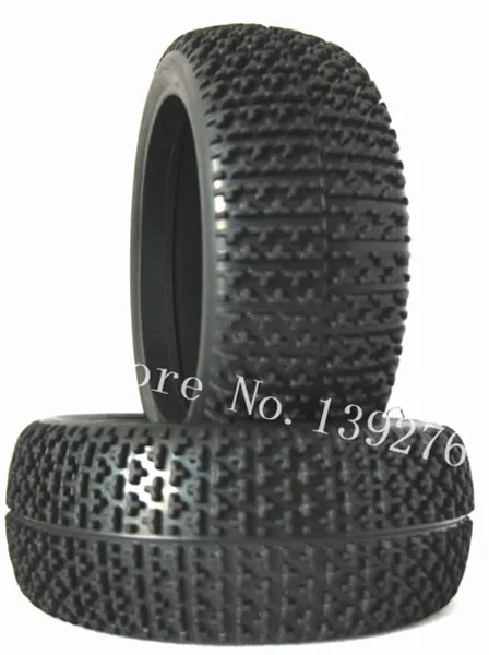 

2Pair RC 1/8 Off Road Buggy Remote Control Cars Rubber Tyre Tires & Wheel 112mm*43mm For Nitro Power Baja HSP