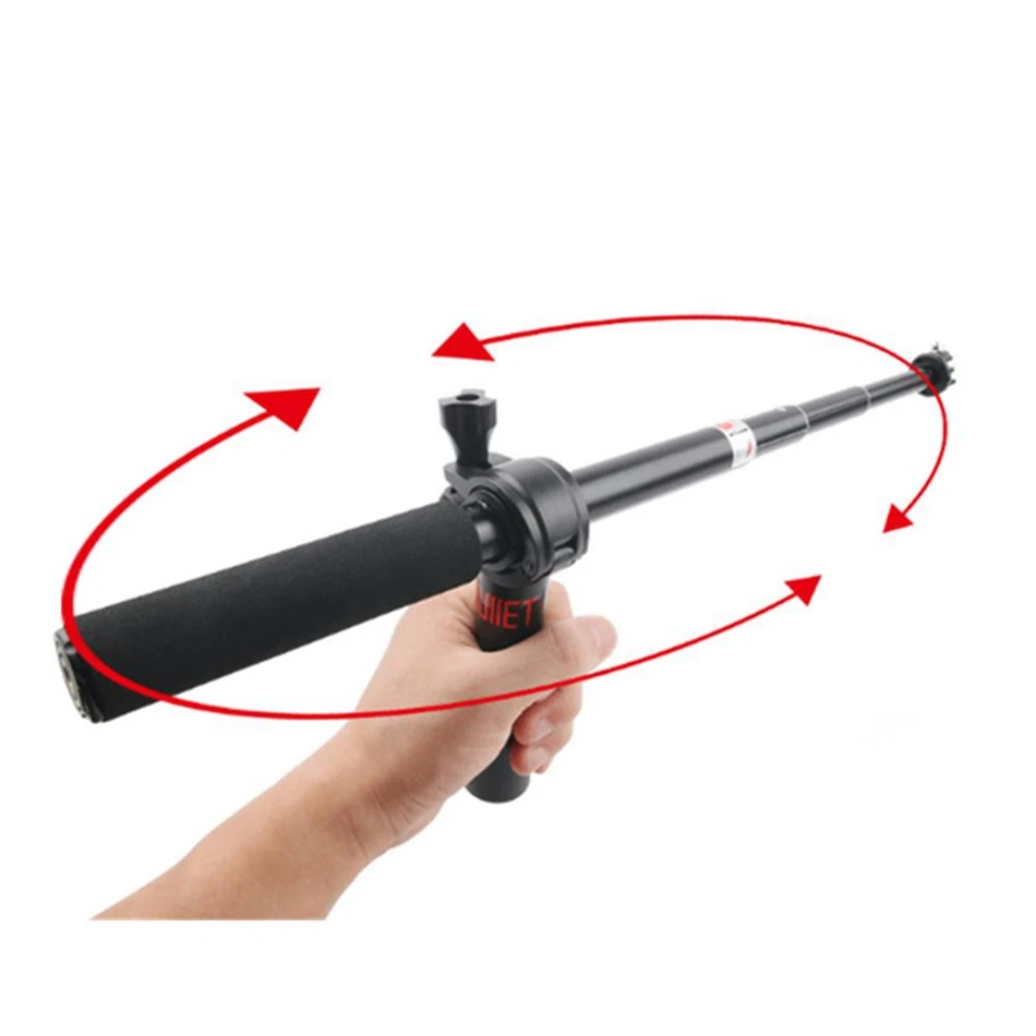 Селфи Палка с вращением для Gopro/Insta360/XiaoYi/SJcam экшн камеры время пули медленное