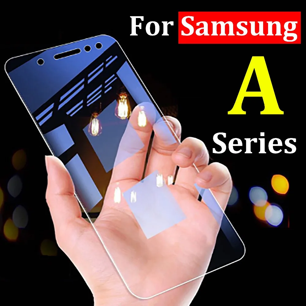 

Protective glass on the for samsung galaxy a6 2018 a3 a5 a7 2016 a9 a9200 a 3 5 6 7 9 safety samsong galax gelaksi tempered glas