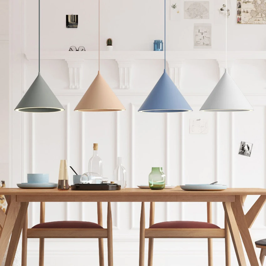 Modern Decor LED Pendant Lights Living Room Bedroom Cafe Bar Led Pendant Lamp Lighting Kitchen Fixtures Hanging Lamp Luminaire