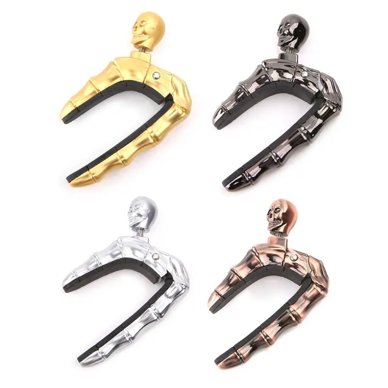 

Skull Guitar Capo Knob Design Universal 4 5 6 12 String Ghost Finger Guitar Capo