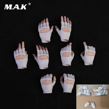 

1/6 Action Figure Accessory PHICEN/TBleague Gloves Hand White Grip Gun Hand Model Sutan Skin for 12 inches Figure Body