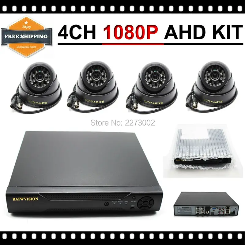 

4CH AHDNH DVR System 1080P Ahd Mini Camera Kit  960P Cctv Camera System 2MP Securiti Camera Sistem
