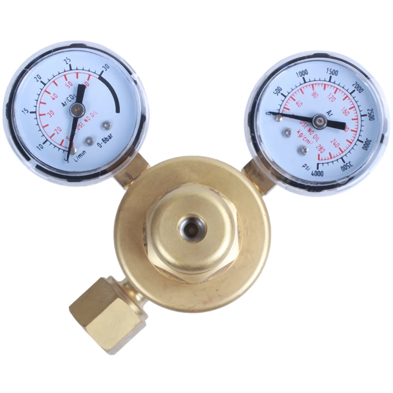 

Mini Argon Co2 Gas Bottle Pressure Regulator Mig Tig Welding Flow Meter Gauge W21.8 1/4 Thread 0-20 Mpa