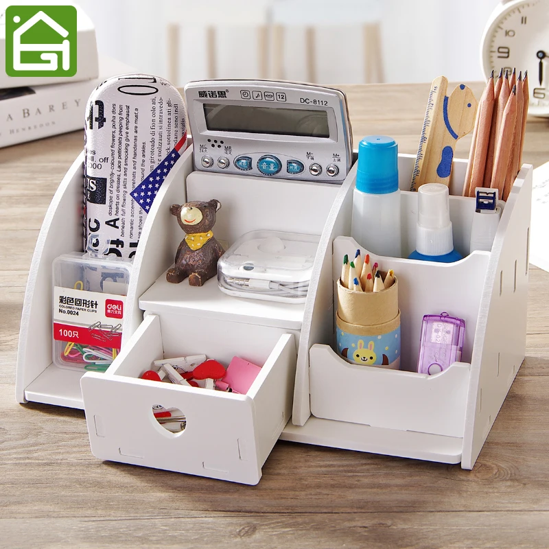 Large Desk Organizer Remote Control Holder Home Office Desk Drawer