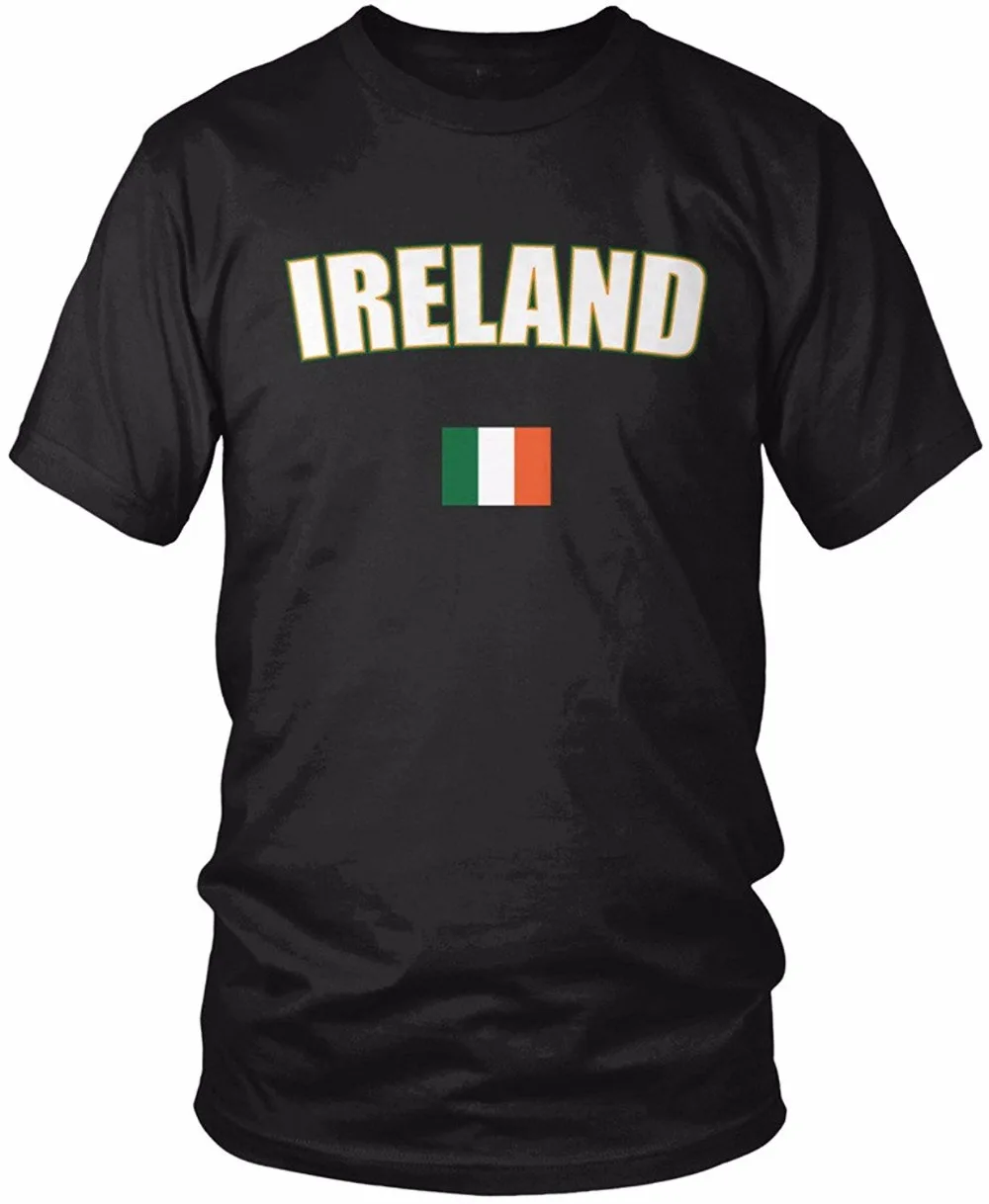 Men'S Fashion 2017 Summer Street wear Ireland Country Flag Casual Tops T shirts New Fashion Men