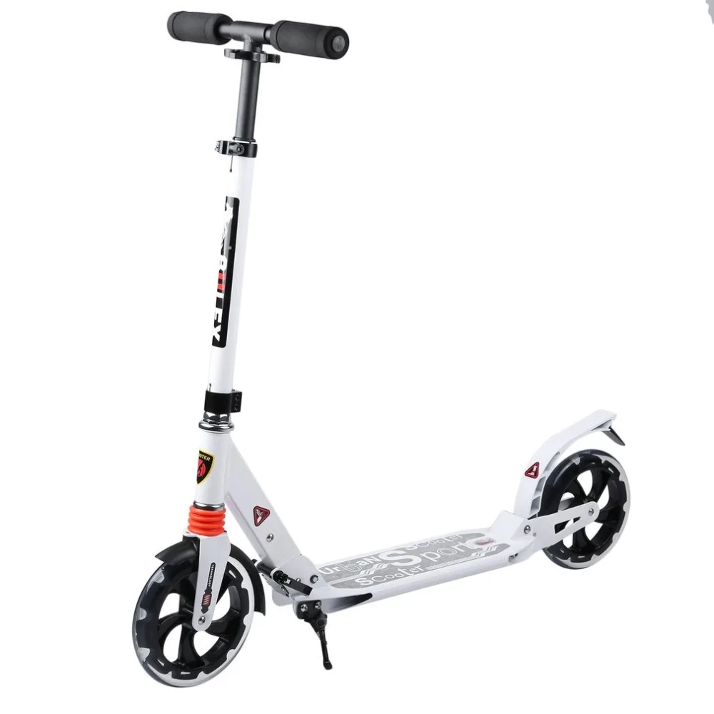 

10 km/h Folding Big Two Wheels Kids Adults Scooter Fun Play Cool Skateboard Adjustable Height Urban Kick Scooter Chirstmas Gifts