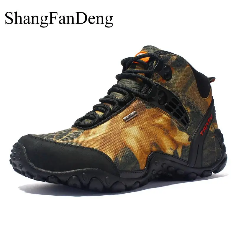 

New Casual Shoes Spring Waterproof Hiking Non-Slip Men Shoes Breathable Camouflage Sneakers High Quality Male Zapatos Big Size46