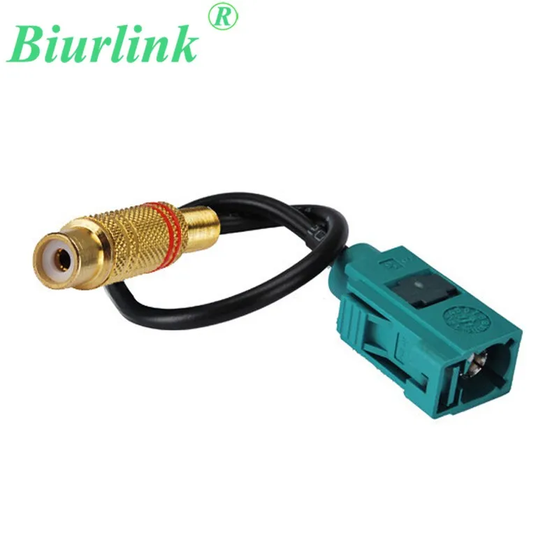 Кабель-адаптер для автомобиля Biurlink 15 см разъем Fakra SMB E 6002 гнездо к RCA гнезду |
