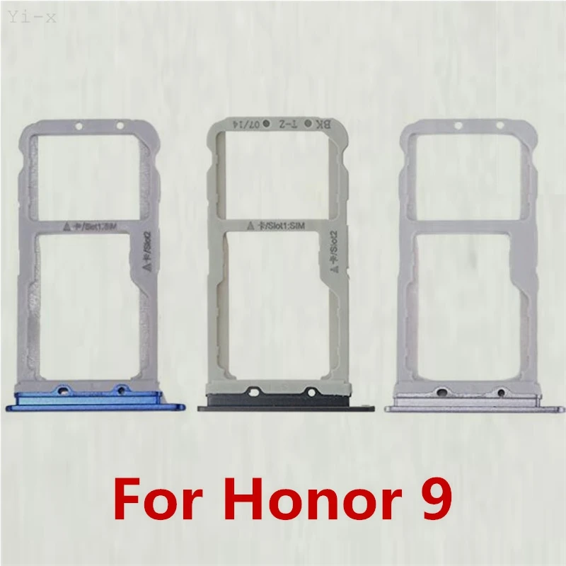 Две SIM карты держатель для карт для Huawei Honor 9 Honor9 слот для sim-карты Сменные Запчасти для лотков