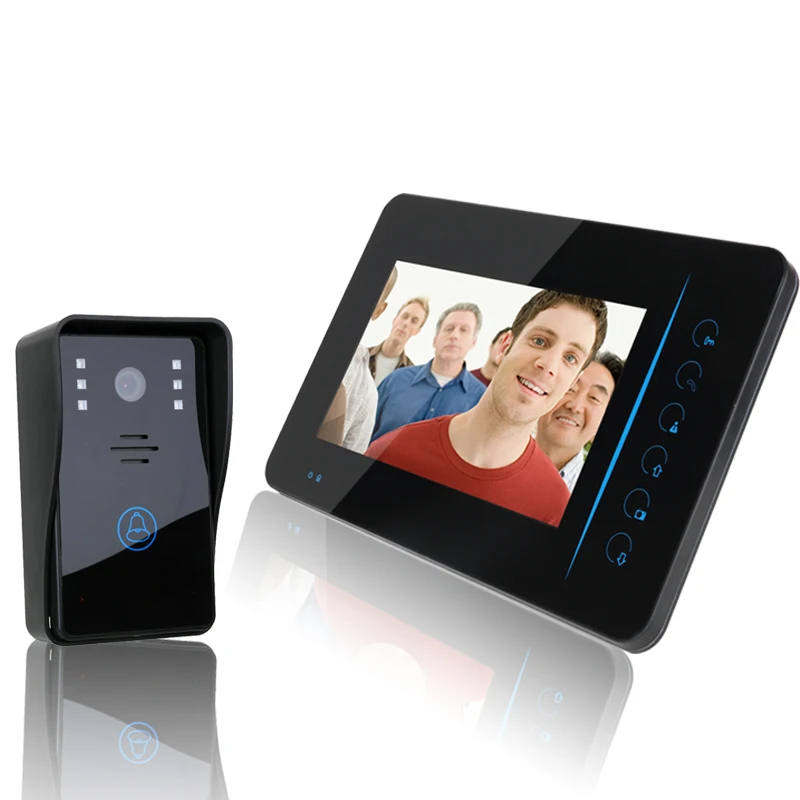 

7" TFT 2.4G Wireless Video Door Phone Intercom Doorbell Home Security Camera Monitor