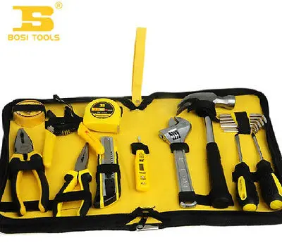 

6150 CR-V Steel Forged Tools 19pcs Home Owner's Tool Set For Families