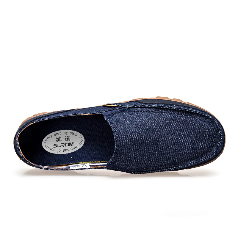 Surom Sneakers Chaussures Décontractées Offre Pour Bleu Nouveau Toile Hommes kaki De Plus Homme gris Slip Sur Grande Respirant Spéciale Mocassins Taille Krasovki Denim dCBhstQxor