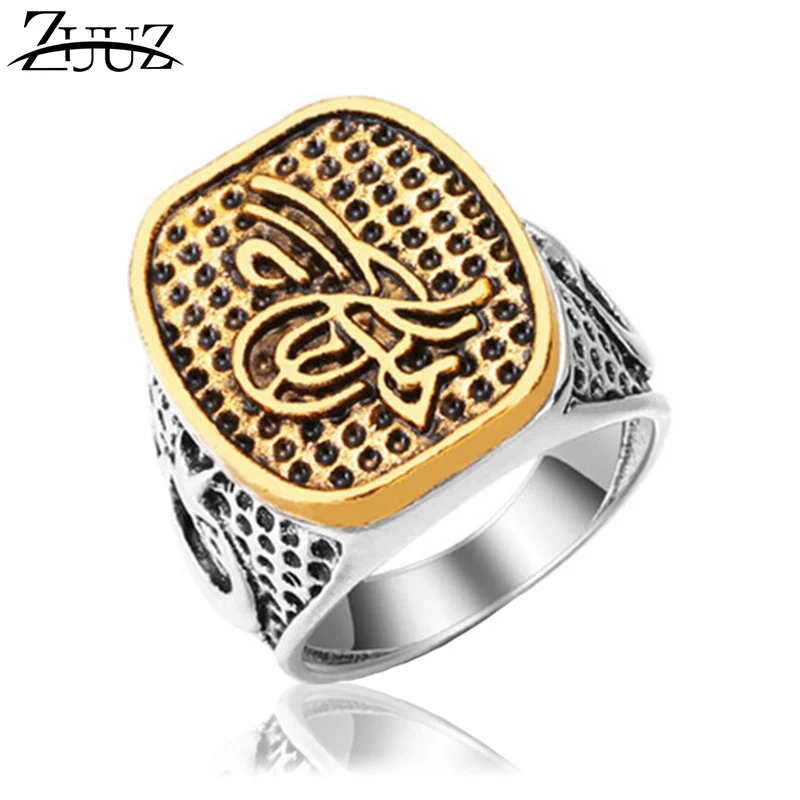 ZUUZ мужские модные панк персонализированные палец мужской серебряный signet