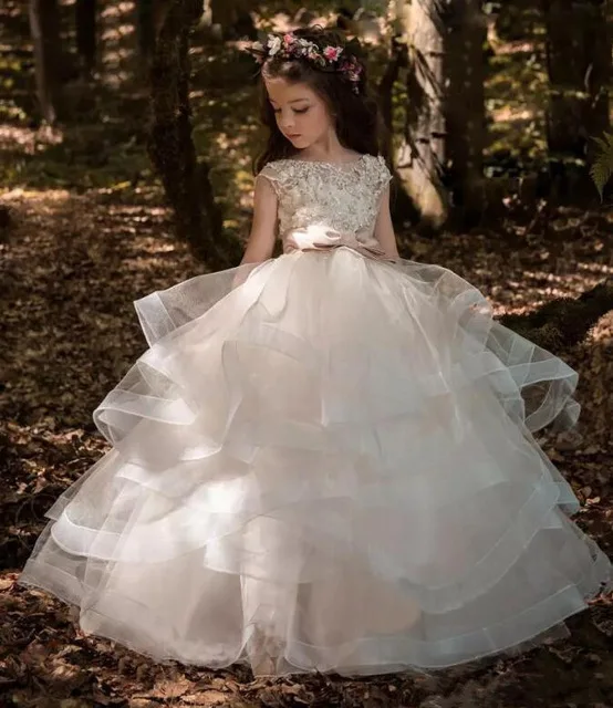 2018-Puffy-Flower-Girls-Dresses-for-Weddings-Lace-Beaded-Little-Kids-First-Communion-Dress-With-Bow.jpg_640x640