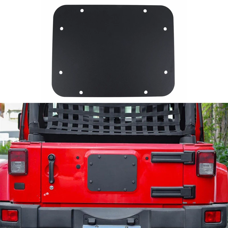Для Jeep Wrangler JK JKU задняя дверь запасная шина удалить листовая прокладка пустая планка 1 шт