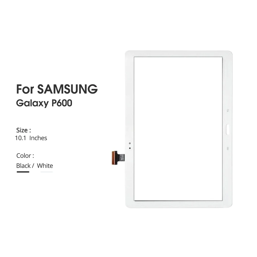 Для samsung Galaxy Note 10,1 Edition P600 P601 P605 сенсорный экран дигитайзер ЖК Внешний запасной датчик на переднем стекле запчасти