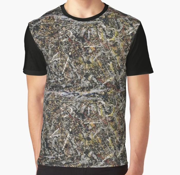 

All Over Print 3D Women T Shirt Men Funny tshirt Jackson Pollock. Alchemy Graphic T-Shirt