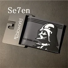 Free Shipping Comics Dc Marvel the Avengers Iron Man Thor/Captain/Superman 3D Wallet Logo Credit Card Holder Cartoon Purse