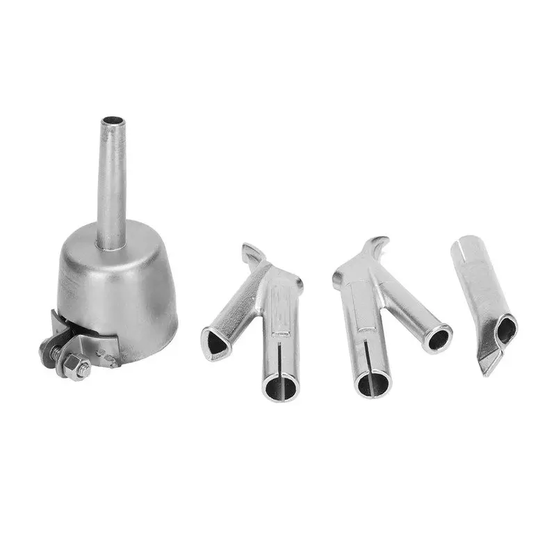 

Hot Sale 4PCS Speed Welding Nozzles For Vinyl PVC Plastic Hot Air Gun 5mm Weld Tip Titanium Alloy