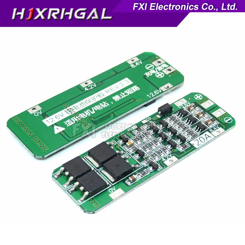 

3S 20A Li-ion Lithium Battery 18650 Charger Protection Board PCB BMS 12.6V Cell Charging Protecting Module