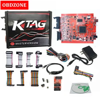 

Online Version KTAG V7.020 Firmware Red PCB New 4LED KTAG V2.23 Multi-Language K-TAG 7.020 EU Version with Unlimited Tokens