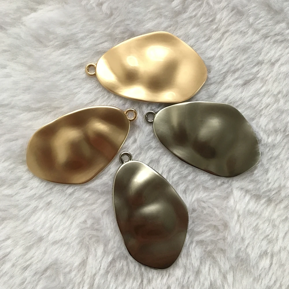 

10PCS High Quality Irregular Waterdrop Cute Charms Handmade Pendant DIY Unique Earrings Personality Necklace Jewelry Findings