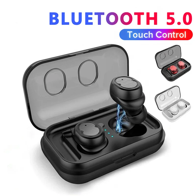 TWS-8 Wireless Earphone Bluetooth 5.0 Earphones Touch Control Headphones Mini Earbuds Waterproof Stereo Mobile Phone Headset | Электроника
