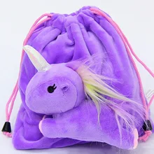 Маленькая сумочка для женщин 3D мультфильм Drawstring сумка косметичка для путешествий мешок хранения клатч портмоне сумки