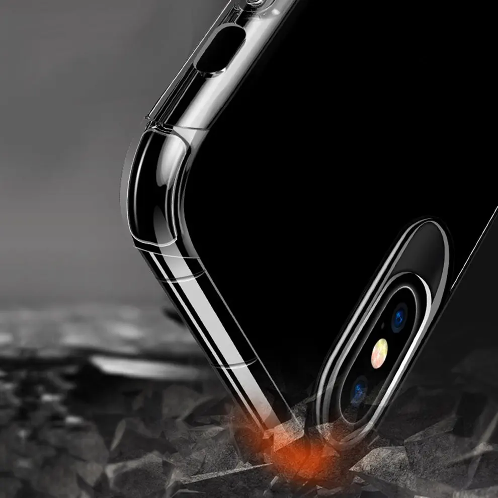 

10pcs Jam Series Solid Color TPU Protective Back Case Suitable For iPhone X