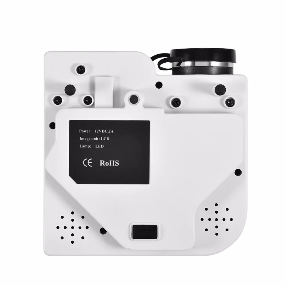 Mini Projector Private Home Theater LED HD HDMI Projector Multiple Interface Media Player 1920 x 1080P AV USB VG 24w US Plug Mini Projector Private Home Theater LED HD HDMI Projector Multiple Interface Media Player 1920 x 1080P AV USB VG 24w US Plug