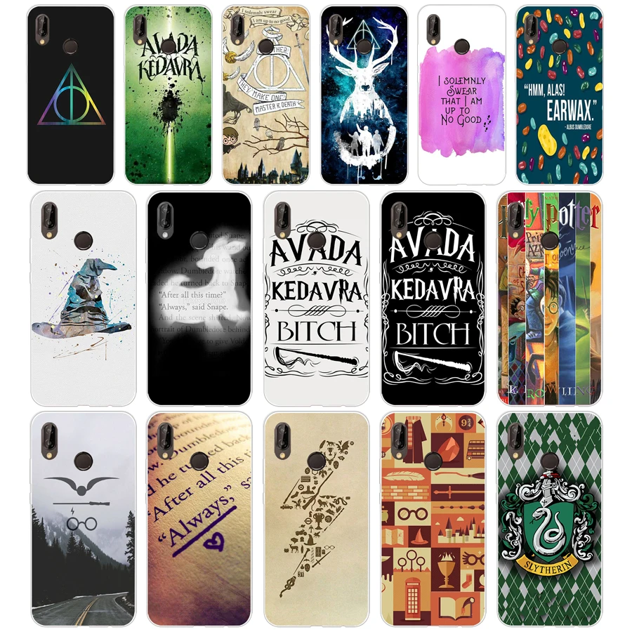 

107AQ Avada Kedavra Bitch for Harry Potter All Books Soft Silicone Tpu Cover Case for huawei p 20 lite pro y6 2017 mate 10 lite