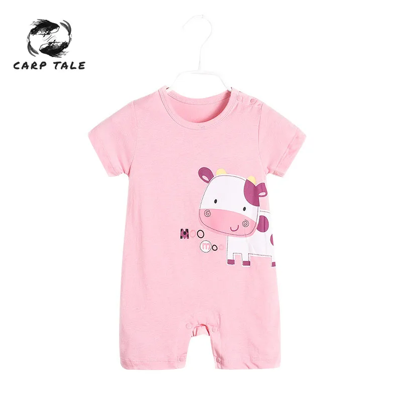 

Newborn Baby Clothing 2019 Spring Summer Baby Jumpsuit Cow Baby Baby Cotton Siamese Clothes Boys and Girls Clothes 0-36M