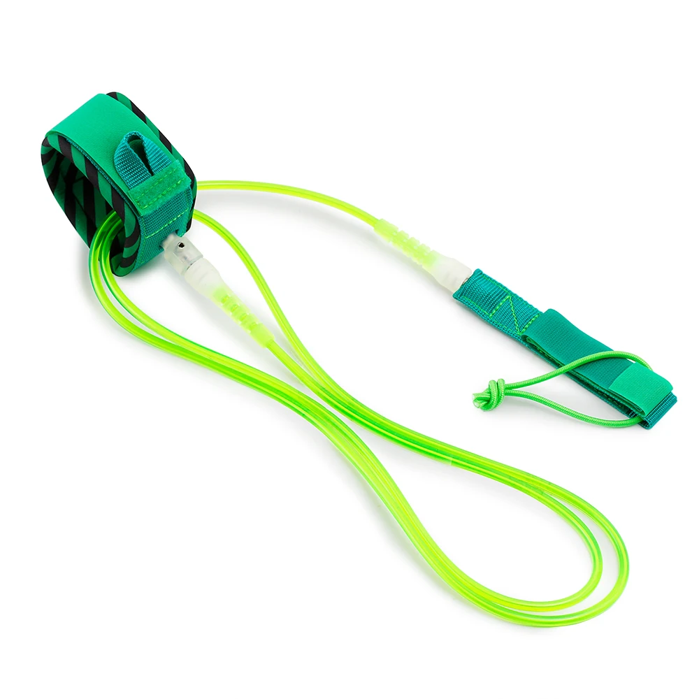 Paddle Leash Surf Leash Surfing Surfboard Smooth Steel Swivel Surfing Leg Rope Paddleboard 6FT/8FT/10FT