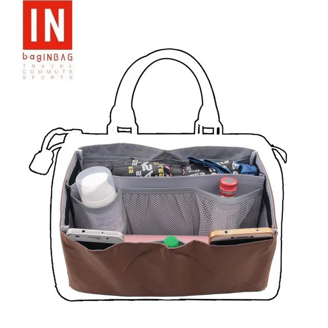 Bag In Handbag Wallet Purse Insert Organizer Tote Package Bag In Handbag Wallet Purse Insert Organizer Tote Package For Women Fit Sdy 25 30 35