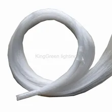 100 шт. X 1,5 мм X 2 метра конец светящийся PMMA Пластиковый оптоволоконный кабель для DIY украшения освещения