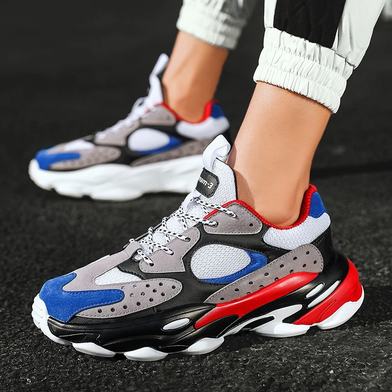 

2019 New Style Mens Comfortable Running Shoes Cushioning Sport Shoes For Men Sneakers Outdoor Breathable Jogging Athletic Shoes