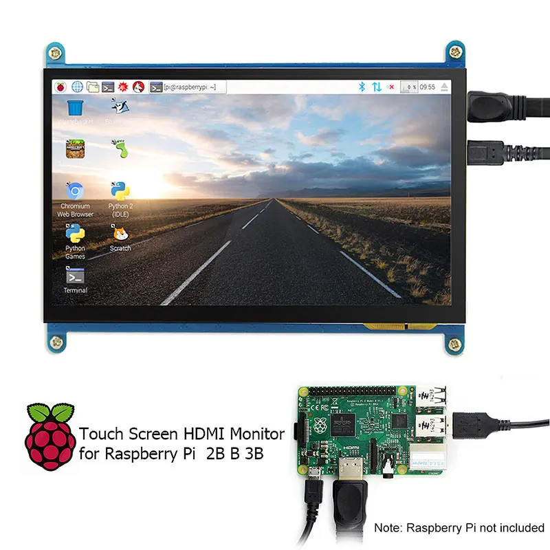 Raspberry Pi 3 Display 7 Inch (4)