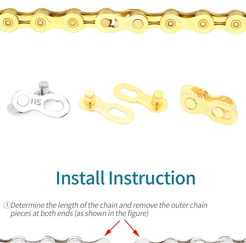 Top MTB Road Bike Chain Connector Silver Gold 6/7/8 9 10 11 24/27/30 Speed Bicycle Quick Master Chain Pin Chain Buckle Link Joint 7 Top MTB Road Bike Chain Connector Silver Gold 6/7/8 9 10 11 24/27/30 Speed Bicycle Quick Master Chain Pin Chain Buckle Link Joint 7