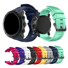 100 шт./лот, модный спортивный силиконовый браслет, ремешок для Suunto Ambit3, вертикальный смарт-ремешок для часов с инструментом