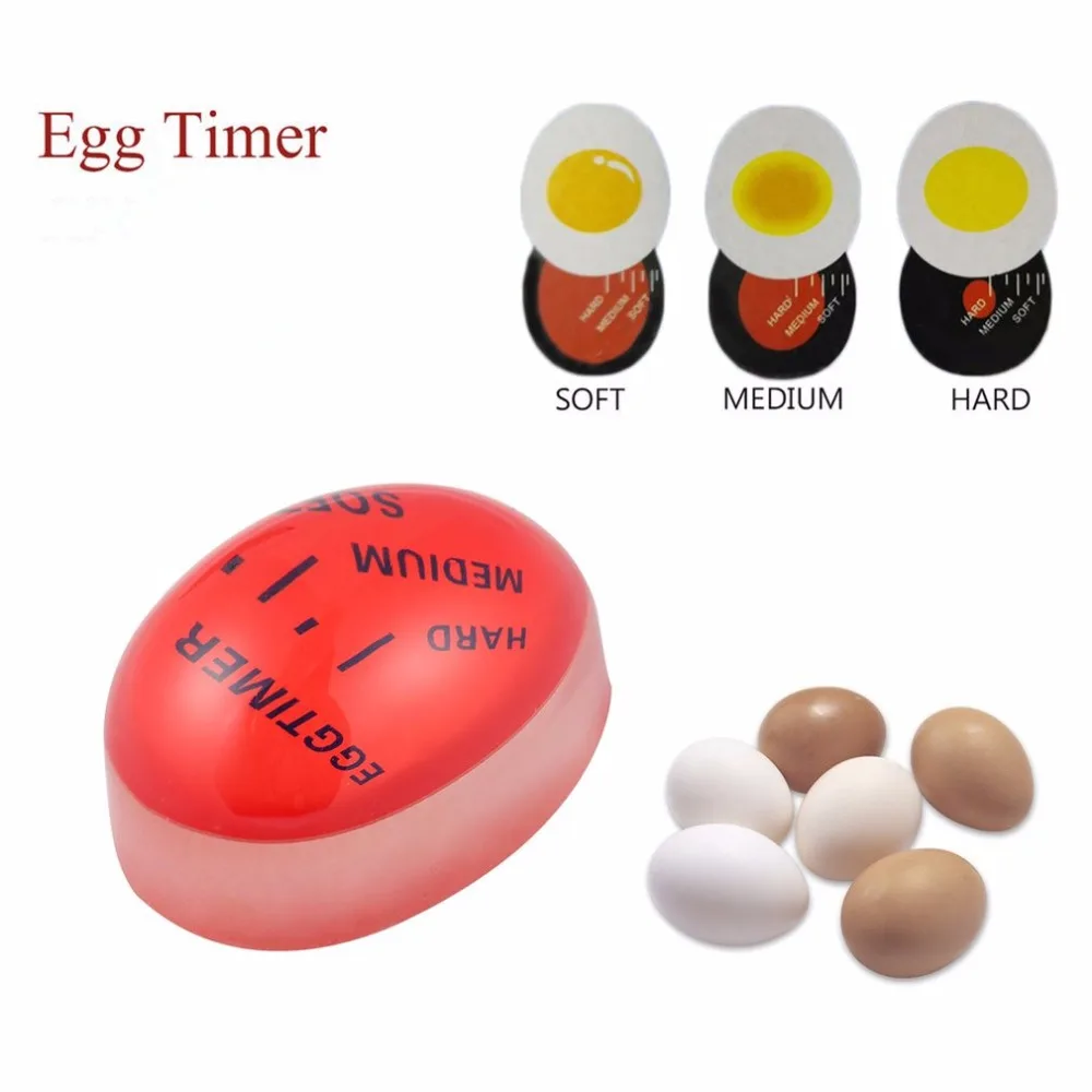 Creative Egg Color Changing Timer Yummy Soft Hard Boiled Eggs Cooking