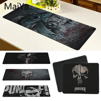 

Maiya High Quality Marvel Comics Punisher Mask Rubber PC Computer Gaming mousepad Free Shipping Large Mouse Pad Keyboards Mat