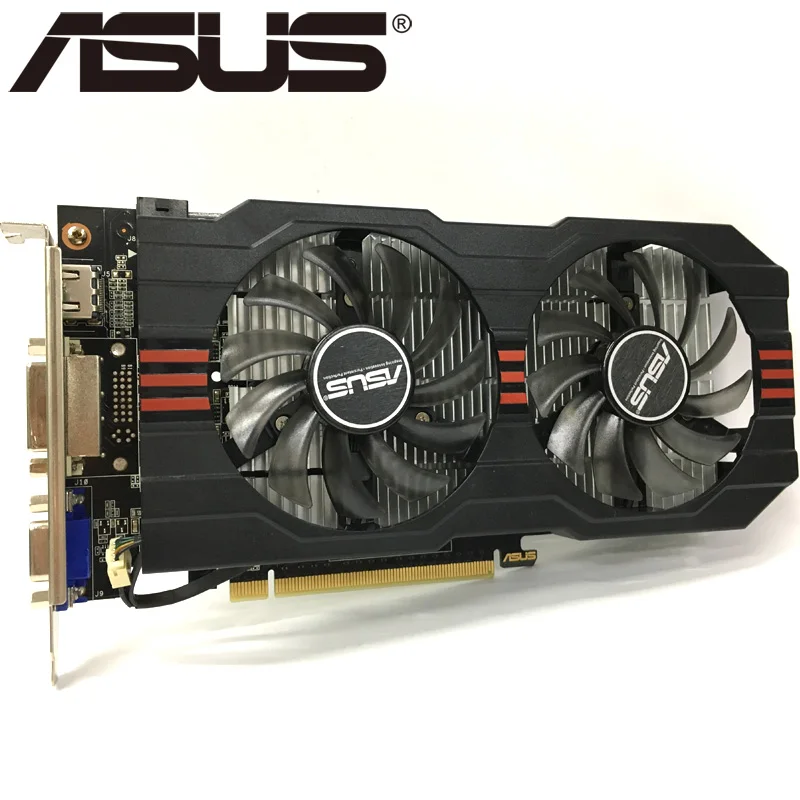 Видеокарта ASUS GTX650 Ti 1 ГБ 128 бит GDDR5 видеокарты для nVIDIA Geforce GTX 650 Ti используются карты VGA прочнее, чем GTX 750 650