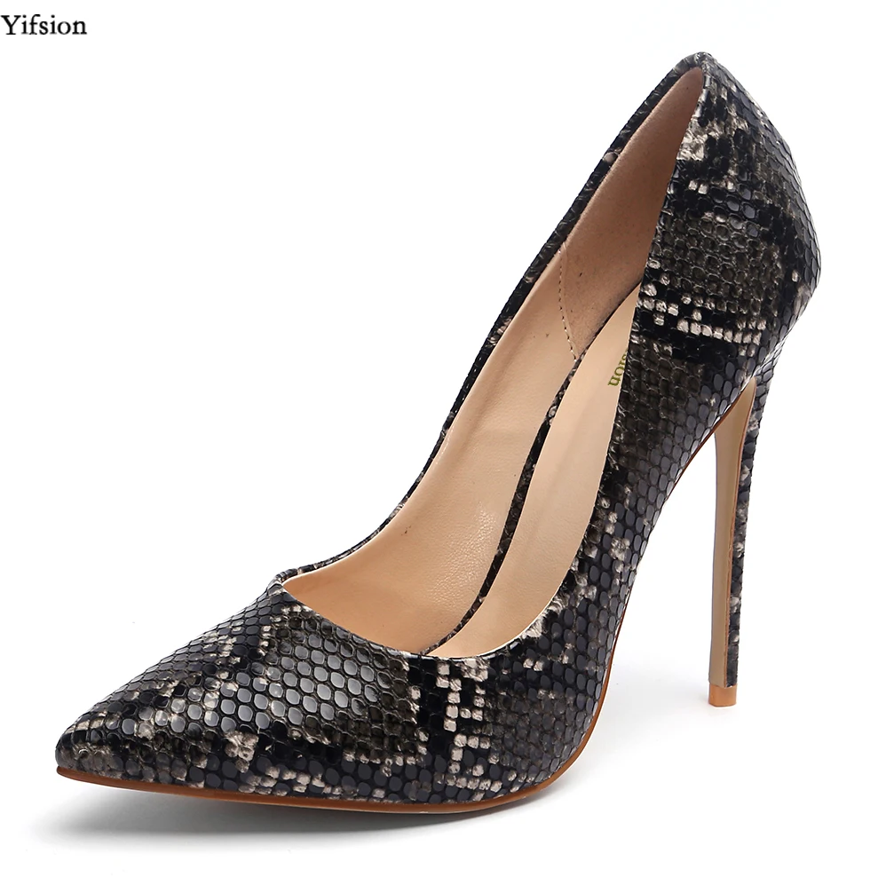 

Olomm New Women Pumps Sexy Thin High Heels Shoes Charm Pointed Toe Nice Black Brown White Party Shoes Women Plus US Size 3-13