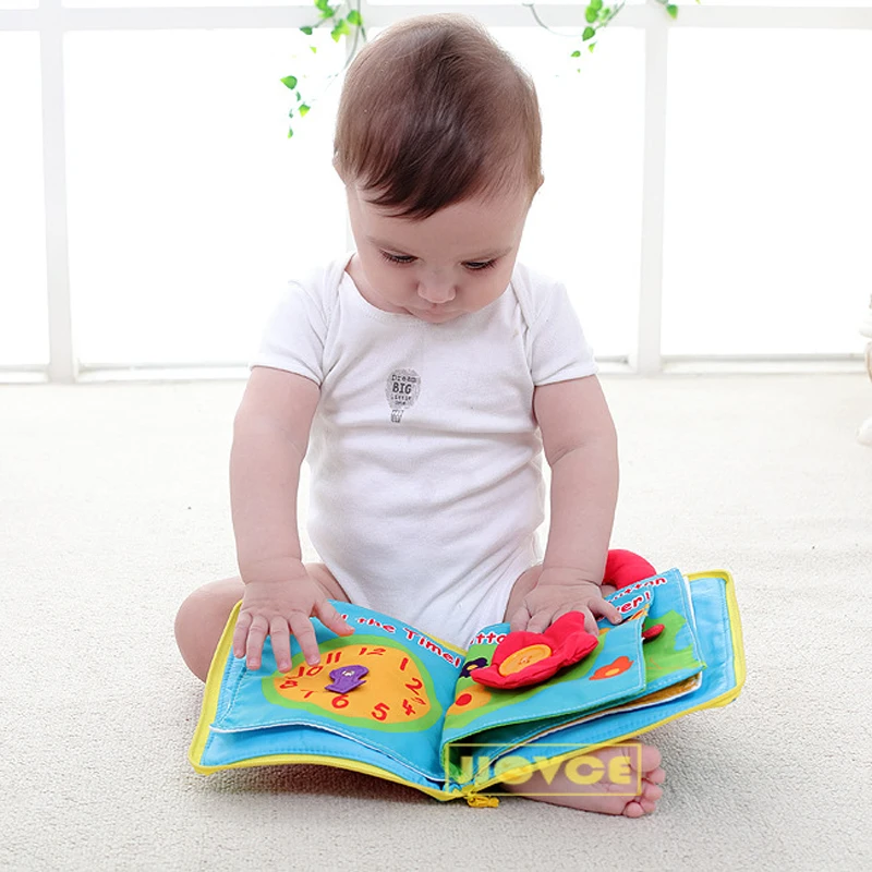 JJOVCE-Baby-Cloth-Book-Baby-Fabric-Books-Early-Educational-Learning-Toy-Learn-to-Wear-Baby-Bedtime-Game-Story-Sensory-Develop-06