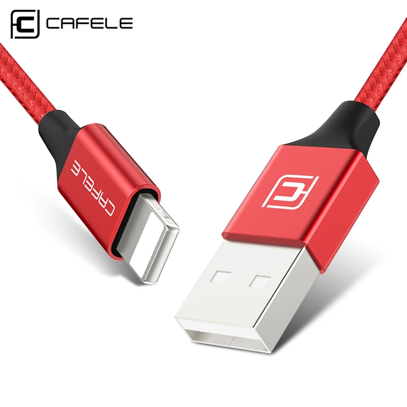 CAFELE Fast Charge 2.1A USB Cable for iphone XR XS Max X 8