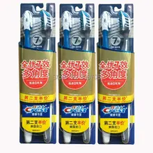 6 шт. = 3 упаковки, зубная щетка с мягкой щетиной/зубной щеткой